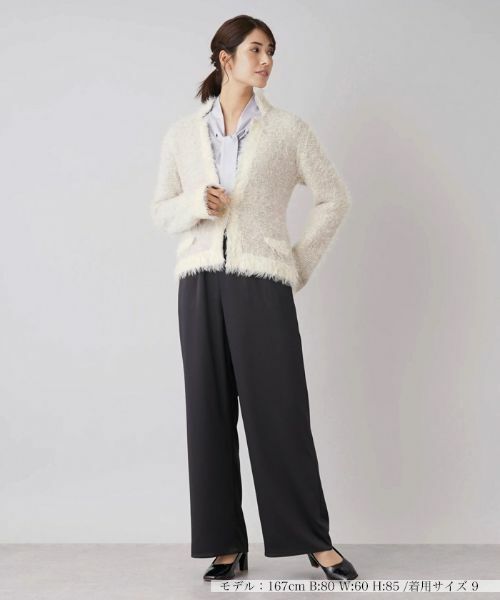 Leilian / レリアン テーラードジャケット | 起毛ニットジャケット | 詳細4