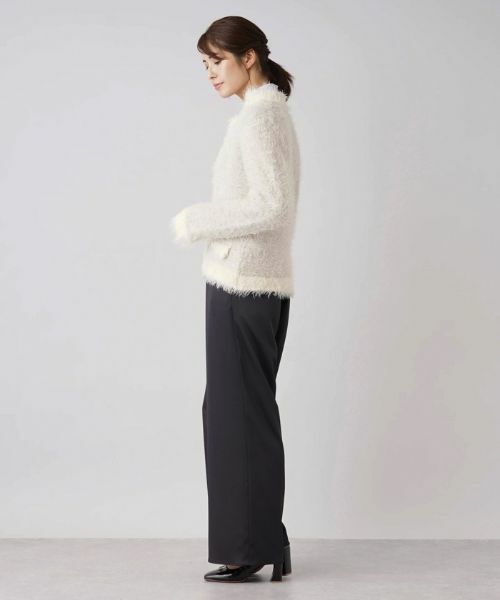 Leilian / レリアン テーラードジャケット | 起毛ニットジャケット | 詳細5