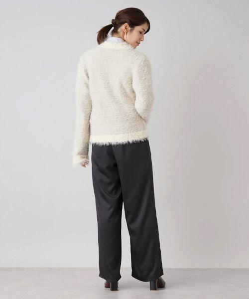 Leilian / レリアン テーラードジャケット | 起毛ニットジャケット | 詳細6