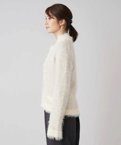 Leilian / レリアン テーラードジャケット | 起毛ニットジャケット | 詳細8