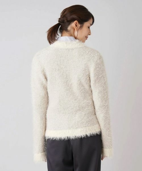 Leilian / レリアン テーラードジャケット | 起毛ニットジャケット | 詳細9