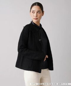 Leilian / レリアン カーディガン・ボレロ | 比翼カラードカーディガン【BRUNO　MANETTI】