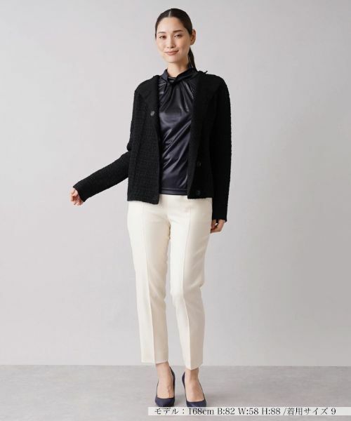 Leilian / レリアン カーディガン・ボレロ | 比翼カラードカーディガン【BRUNO　MANETTI】 | 詳細1