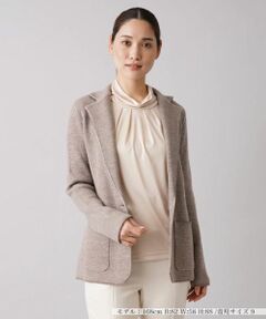 Leilian / レリアン テーラードジャケット | テーラードニットブレザー