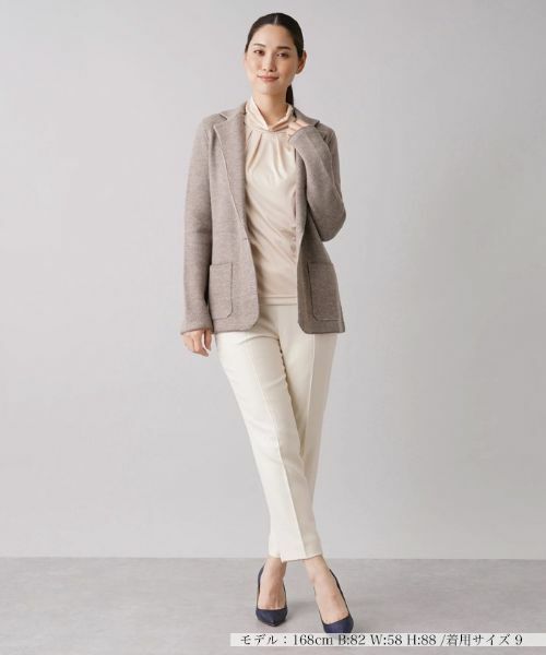 Leilian / レリアン テーラードジャケット | テーラードニットブレザー | 詳細1