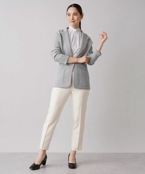 Leilian / レリアン テーラードジャケット | テーラードニットブレザー | 詳細12