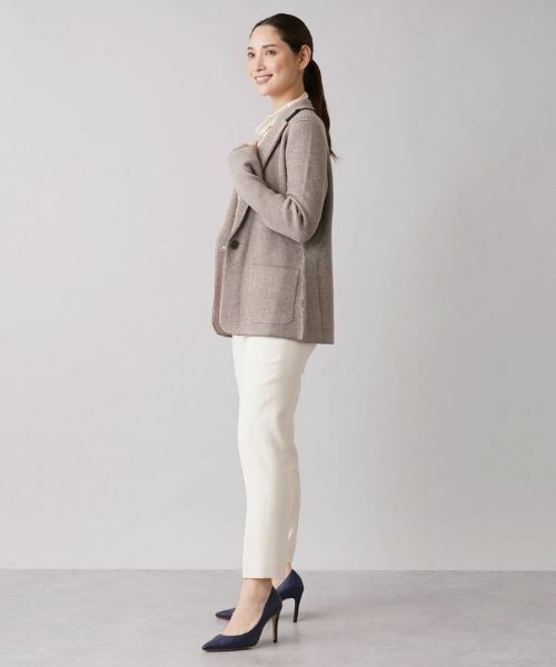 Leilian / レリアン テーラードジャケット | テーラードニットブレザー | 詳細2