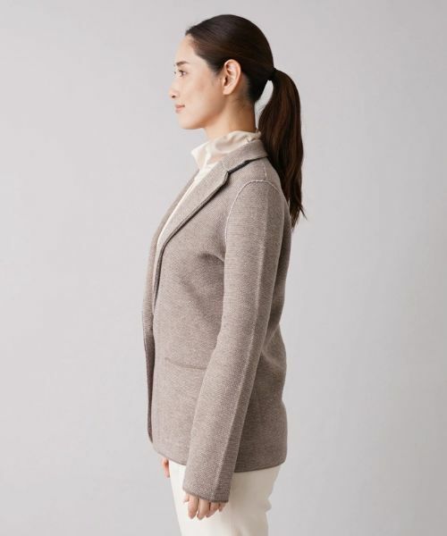 Leilian / レリアン テーラードジャケット | テーラードニットブレザー | 詳細5