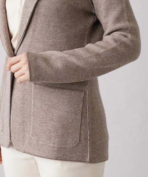 Leilian / レリアン テーラードジャケット | テーラードニットブレザー | 詳細9