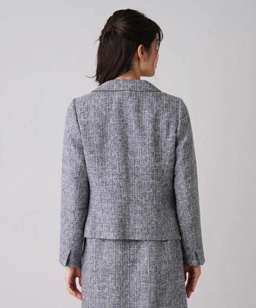 Leilian / レリアン セットアップ | ラメツイードジャケット×スカートセットアップ | 詳細10