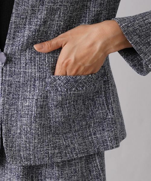 Leilian / レリアン セットアップ | ラメツイードジャケット×スカートセットアップ | 詳細14