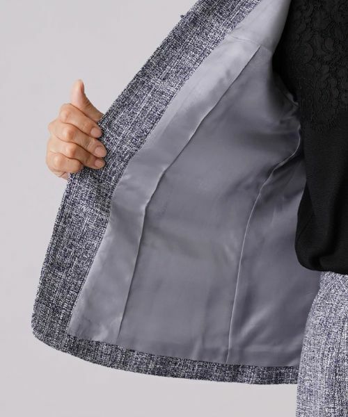 Leilian / レリアン セットアップ | ラメツイードジャケット×スカートセットアップ | 詳細15