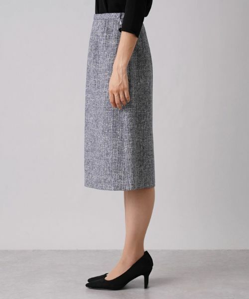 Leilian / レリアン セットアップ | ラメツイードジャケット×スカートセットアップ | 詳細18