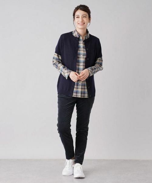 Leilian / レリアン テーラードジャケット | 半袖ニットカーディガン | 詳細15