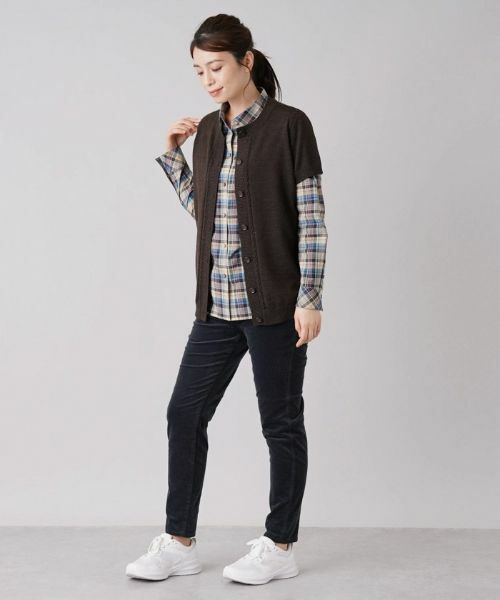 Leilian / レリアン テーラードジャケット | 半袖ニットカーディガン | 詳細18