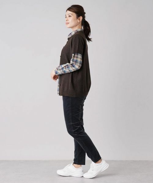 Leilian / レリアン テーラードジャケット | 半袖ニットカーディガン | 詳細19