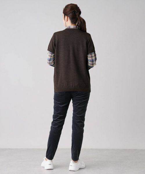 Leilian / レリアン テーラードジャケット | 半袖ニットカーディガン | 詳細20