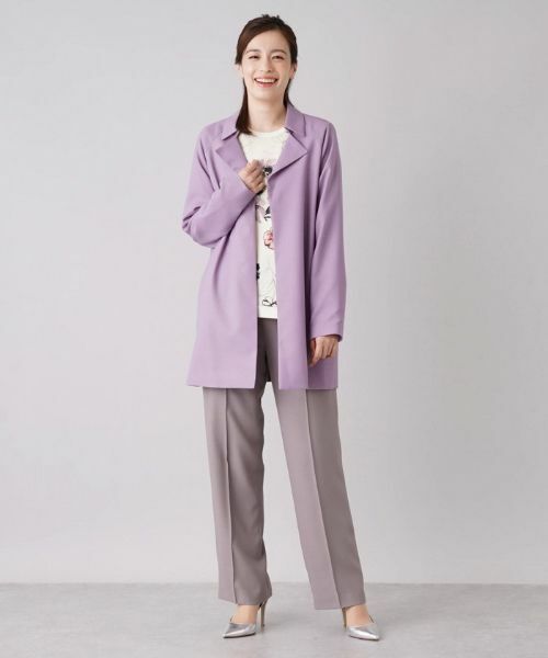 Leilian / レリアン テーラードジャケット | ラグランロングジャケット 【ROCHAS Premiere】 | 詳細1