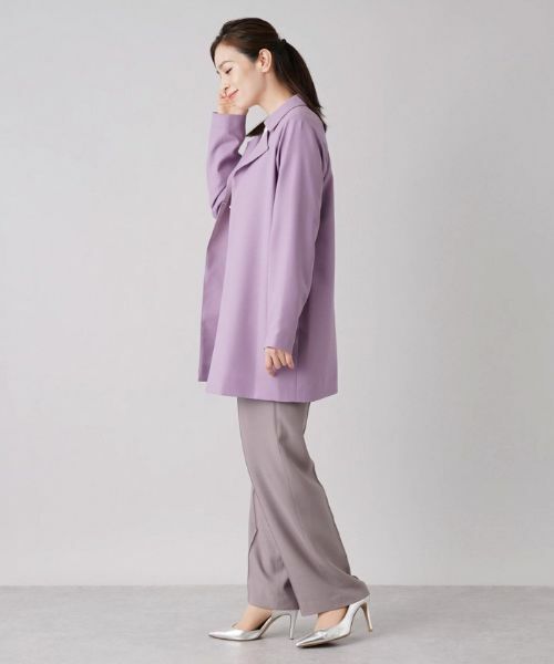 Leilian / レリアン テーラードジャケット | ラグランロングジャケット 【ROCHAS Premiere】 | 詳細2