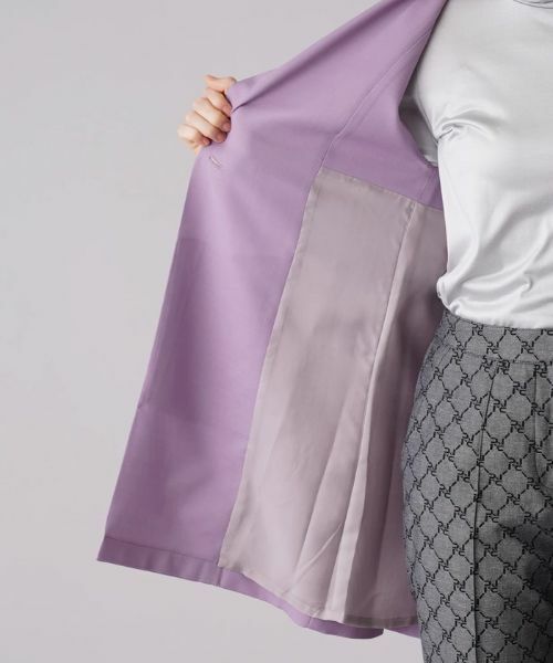 Leilian / レリアン テーラードジャケット | ラペルドロングベスト【ROCHAS Premiere】 | 詳細11