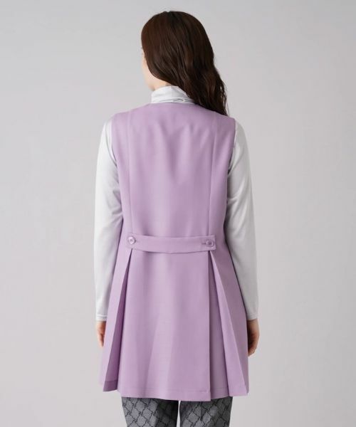 Leilian / レリアン テーラードジャケット | ラペルドロングベスト【ROCHAS Premiere】 | 詳細6