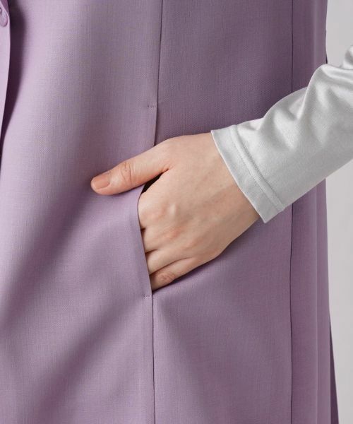 Leilian / レリアン テーラードジャケット | ラペルドロングベスト【ROCHAS Premiere】 | 詳細9