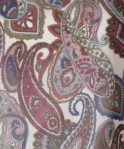 Leilian / レリアン シャツ・ブラウス | ペイズリー柄スタンドネックブラウス【ROCHAS Premiere】 | 詳細10