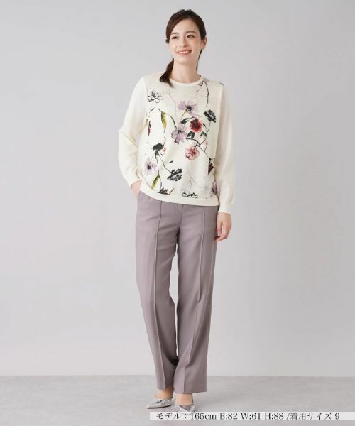 Leilian / レリアン その他パンツ | センタープレスパンツ【ROCHAS Premiere】 | 詳細1