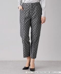 Leilian / レリアン その他パンツ | 総柄クロップドパンツ【ROCHAS Premiere】