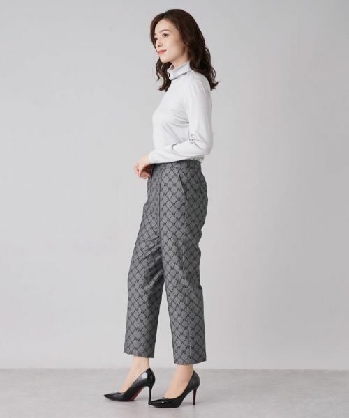 Leilian / レリアン その他パンツ | 総柄クロップドパンツ【ROCHAS Premiere】 | 詳細2