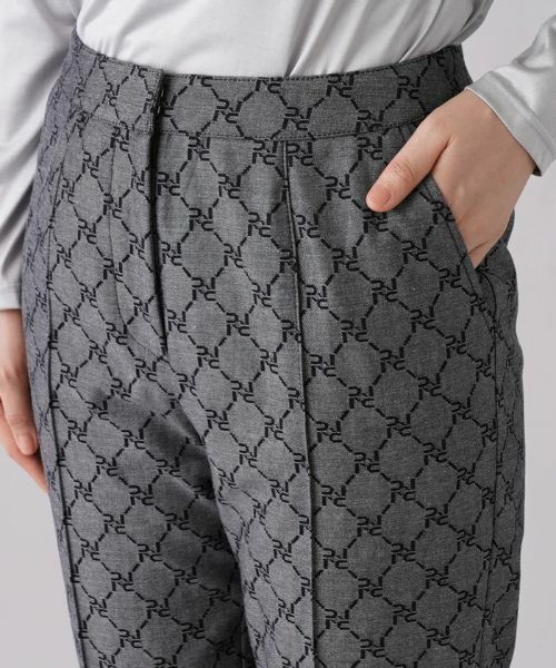 Leilian / レリアン その他パンツ | 総柄クロップドパンツ【ROCHAS Premiere】 | 詳細9