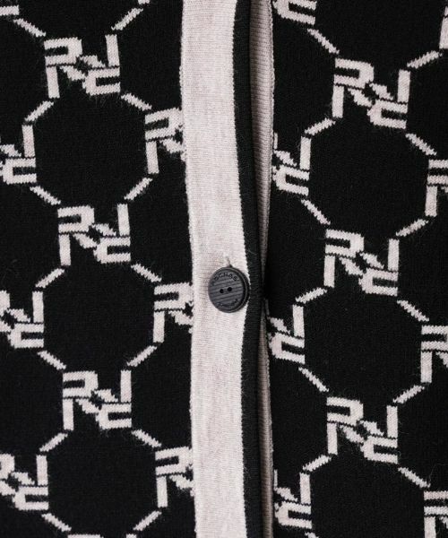 Leilian / レリアン カーディガン・ボレロ | モノグラム柄切替カーディガン【ROCHAS Premiere】 | 詳細11