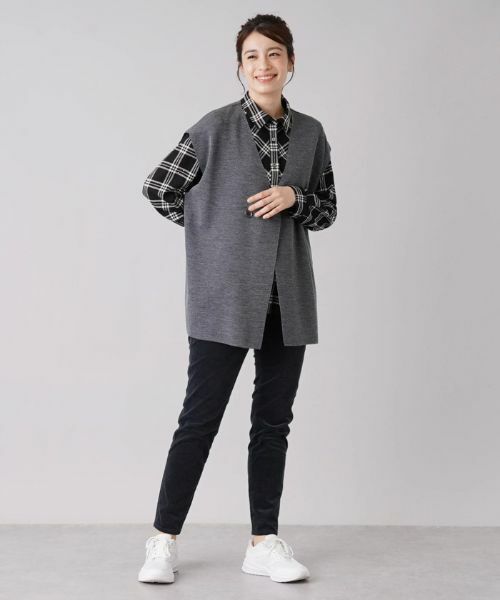 Leilian / レリアン テーラードジャケット | オーバーサイズベスト【ROCHAS Premiere】 | 詳細1