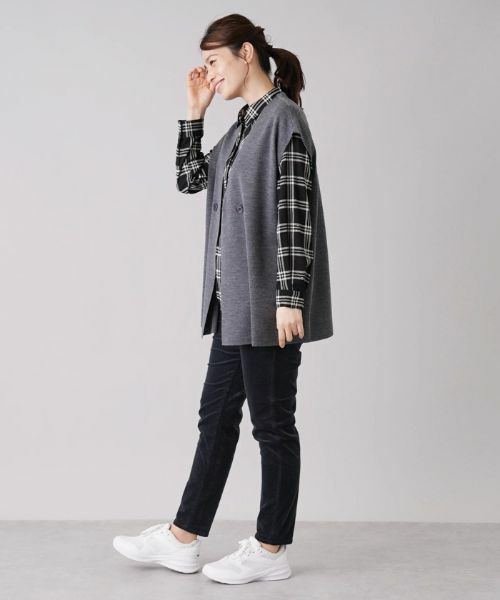 Leilian / レリアン テーラードジャケット | オーバーサイズベスト【ROCHAS Premiere】 | 詳細2