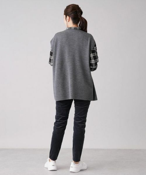 Leilian / レリアン テーラードジャケット | オーバーサイズベスト【ROCHAS Premiere】 | 詳細3