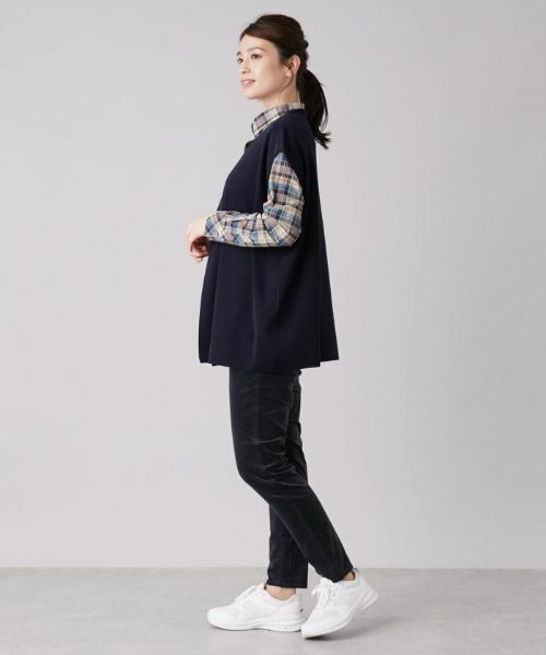 Leilian / レリアン テーラードジャケット | オーバーサイズベスト【ROCHAS Premiere】 | 詳細5