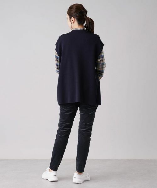 Leilian / レリアン テーラードジャケット | オーバーサイズベスト【ROCHAS Premiere】 | 詳細6