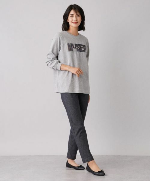 Leilian / レリアン その他パンツ | 【あったか素材】デニム風ストレッチパンツ | 詳細10