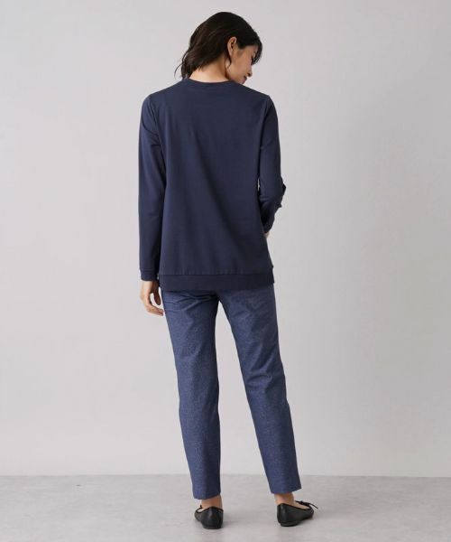 Leilian / レリアン その他パンツ | 【あったか素材】デニム風ストレッチパンツ | 詳細3