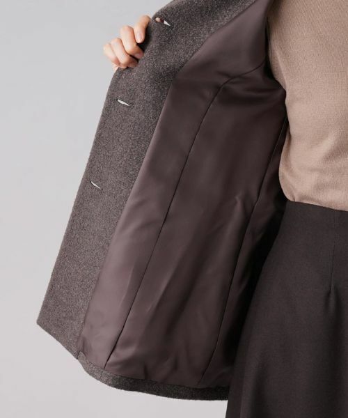 Leilian / レリアン テーラードジャケット | スタンドカラージャケット【LORO PIANA】 | 詳細11