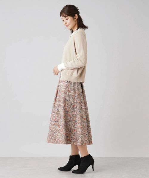 Leilian / レリアン カーディガン・ボレロ | バイカラーカーディガン | 詳細2