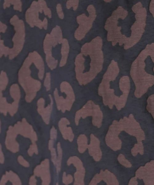 Leilian / レリアン テーラードジャケット | レオパード柄ジャカードジップジャケット | 詳細11