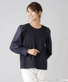 Leilian / レリアン カットソー | 切替ボリュームスリーブカットソー