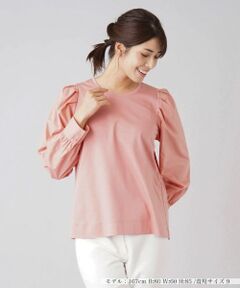 Leilian / レリアン カットソー | 切替ボリュームスリーブカットソー