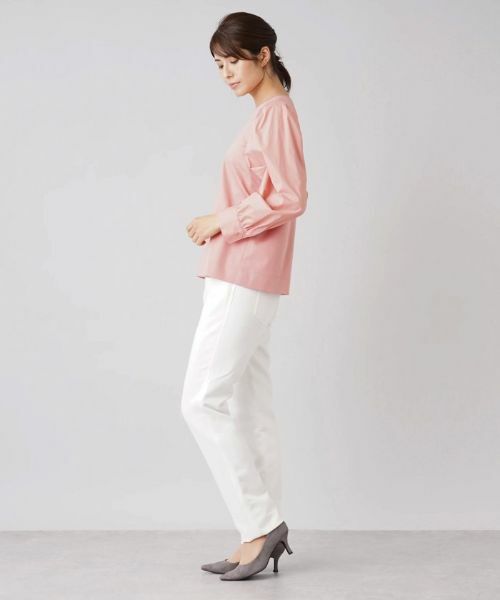 Leilian / レリアン カットソー | 切替ボリュームスリーブカットソー | 詳細2