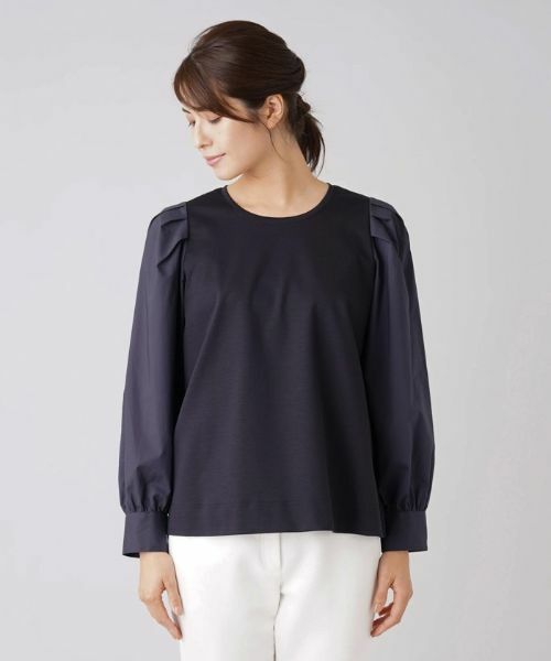 Leilian / レリアン カットソー | 切替ボリュームスリーブカットソー | 詳細7