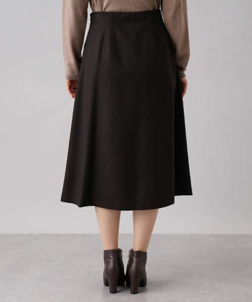 Leilian / レリアン ミニ・ひざ丈スカート | グレンチェック切替フレアスカート【Leilian WHITE LABEL】 | 詳細6