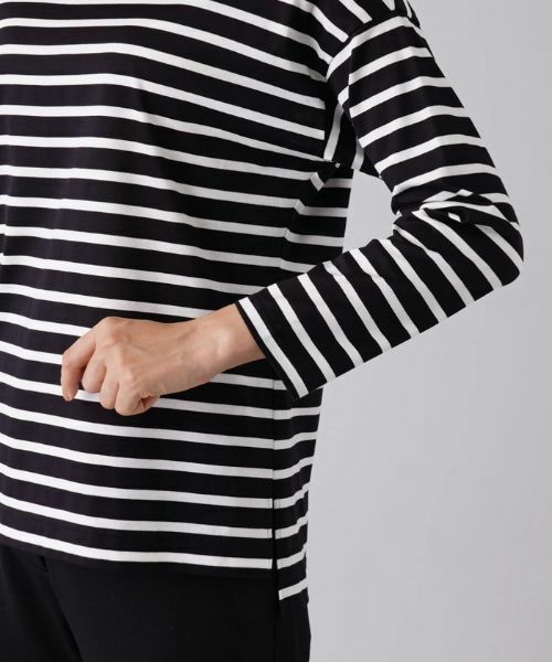 Leilian / レリアン カットソー | ボーダープルオーバー | 詳細13