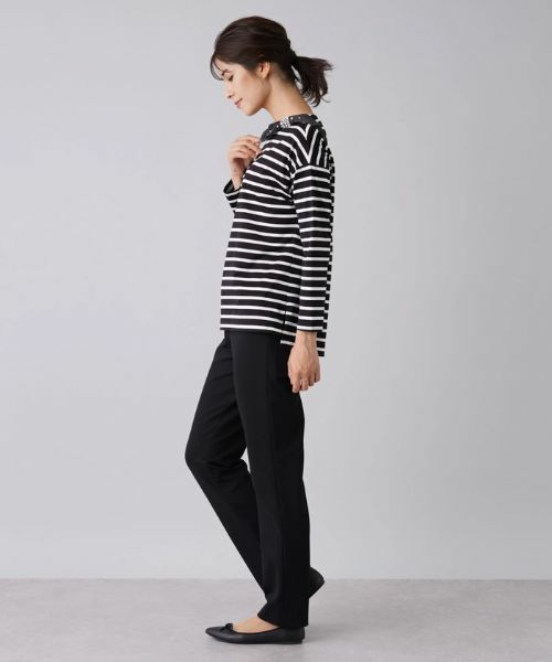 Leilian / レリアン カットソー | ボーダープルオーバー | 詳細2