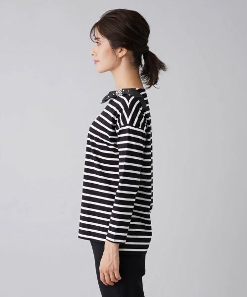 Leilian / レリアン カットソー | ボーダープルオーバー | 詳細7